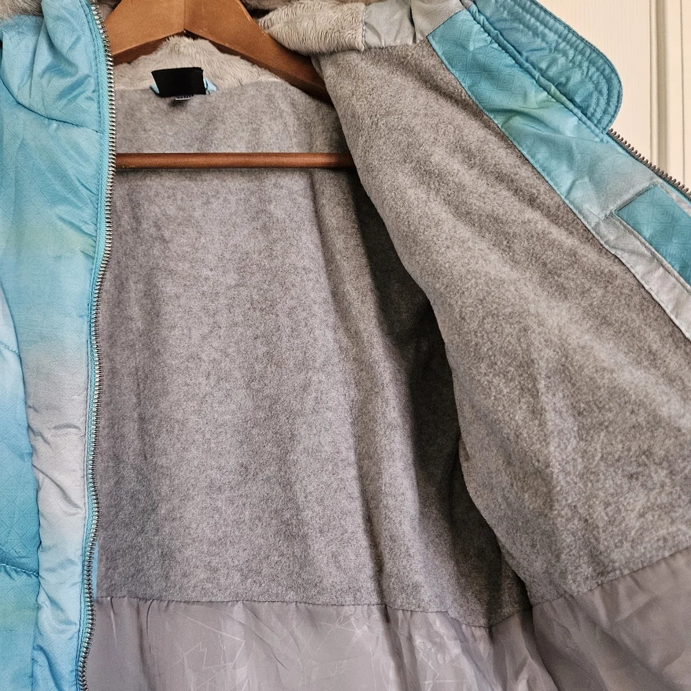 ZeroXposur Girls Puffer Jacket with Faux Fur Trim Size 16 - Picture 6 of 8